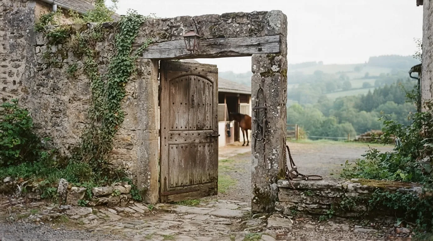 Entrée du Terres Equi'Solidaires, centre équestre à Campsegret